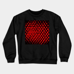 Amazingly Detailed Vector Graphic Red Dragon Scales Design Crewneck Sweatshirt